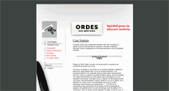 Desktop Screenshot of ordes.ro